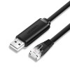 Кабель UGREEN CM204 USB 2.0 to RJ45 Console Cable 3m 60813