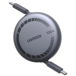Зарядный кабель Ugreen L531 USB-C to USB-C PD Fast Charging Retractable Cable 100W Max 1m, 65904SR