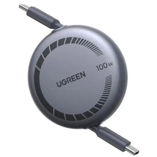 Зарядный кабель Ugreen L531 USB-C to USB-C PD Fast Charging Retractable Cable 100W Max 1m, 65904SR