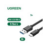 Кабель UGREEN US184 USB-C Male To USB 3.0 A 3A Data Cable 2m 20884