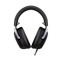 Гарнитура, HyperX, DF7F0AA, Cloud III - Gaming Headset (Lavender), Микрофон съёмный гибкий, Динамики 53 мм, 150 мВт, 15-25000 гц, Блок управления звуком USB удлинитель, Фиолетовый