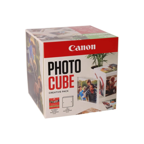 Глянцевая фотобумага, Canon, 2311B078AA, Photo Cube WH/GR PP-201 Plus Glossy II, 5х5, 40 шт.