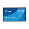 Монитор, iiyama, ProLite T2455MSC-B2, TOUCH, 23.8", 1920x1080, IPS, 120 Гц, HDMI*1, DP*1, DVI, Mini jack*1, 350кд/м2, 1000:1, 4мс, Регулировка наклона/поворота/высоты/вращения, 100x100, 178/178, 16:9, 16.7, Черный
