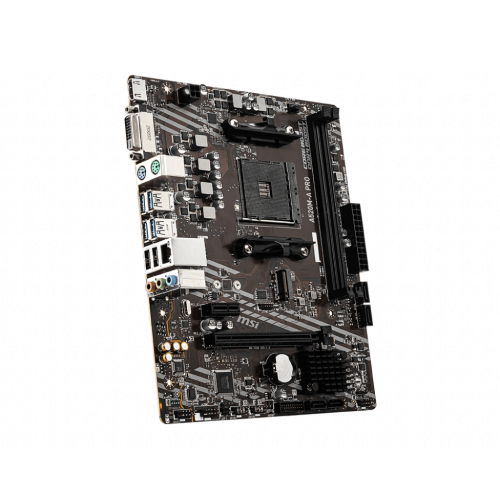 Материнская плата MSI A520M-A PRO AM4 A520 2xDDR4 4xSATA3 RAID 1xM.2 HDMI DVI mATX