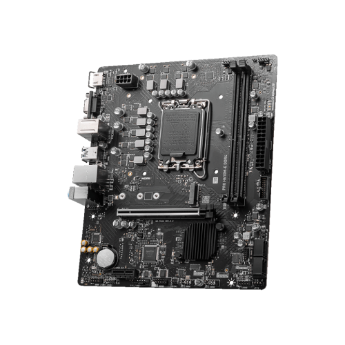Материнская плата MSI PRO H610M-E DDR4 LGA1700 H610 2xDDR4 4xSATA3 M.2 VGA HDMI mATX