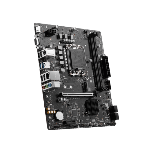 Материнская плата MSI PRO H610M-E DDR4 LGA1700 H610 2xDDR4 4xSATA3 M.2 VGA HDMI mATX