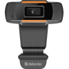 Веб-камера Defender G-lens 2579 HD 720p, 2МП, USB 2.0, 1280x720, 30 к/с, 50 Гц, 60 Гц, встроенный микрофон, кабель 1.2 м, черная