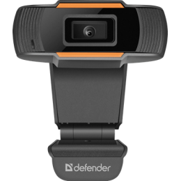 Веб-камера Defender G-lens 2579 HD 720p, 2МП, USB 2.0, 1280x720, 30 к/с, 50 Гц, 60 Гц, встроенный микрофон, кабель 1.2 м, черная