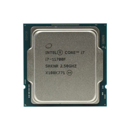 Процессор, Intel, i7-11700F LGA1200 BOX, BOX, 16M, 2.50 GHz, 8/16 Core Rocket Lake, 65 Вт, без встроенной видеокарты