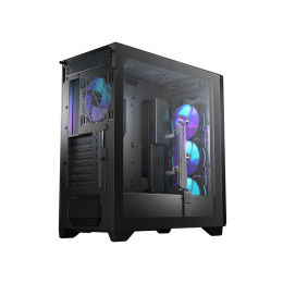 Компьютерный корпус MSI MPG GUNGNIR 300R AIRFLOW E-ATX/ATX/mATX/Mini-ITX, 3xUSB 3.2, 4xFAN ARGB предустановленные c завода (3x120мм спереди и 1x120мм сзади) Черный