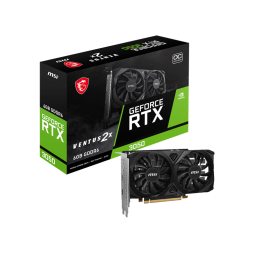 Видеокарта MSI GeForce RTX 3050 VENTUS 2X E 6G OC, 6G GDDR6 96-bit Gen4x16  2xHDMI DP