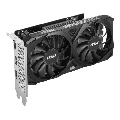 Видеокарта MSI GeForce RTX 3050 VENTUS 2X E 6G OC, 6G GDDR6 96-bit Gen4x16 2xHDMI DP