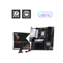 Материнская плата MSI PRO B850M-P WIFI AM5 4xDDR5 4xSATA3 RAID 3xM.2 HDMI DP Type-C mATX