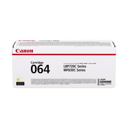 Картридж, Canon, CARTRIDGE 064 Yellow, 4931C001AA, для i-SENSYS LBP722CDW, 5 000 стр. (А4)