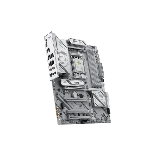 Материнская плата MSI MAG B850 GAMING PLUS MAX WIFI AM5 B850 4xDDR5 4xSATA RAID 3xM.2 1xDP 2xUSBType-C 4xUSB2.0 2xUSBType-A 4xPCI-Ex16 ATX Белая