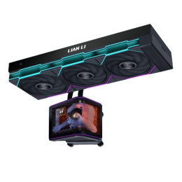 Водяное охлаждение для CPU Lian Li Hydroshift II OLED Curved 360P28 3x120 Black G89.GHS2OLDC36PB.00