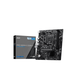 Материнская плата MSI PRO H610M-S DDR4 II LGA1700 H610 2xDDR4 2xSATA 1xM.2 1xHDMI mATX