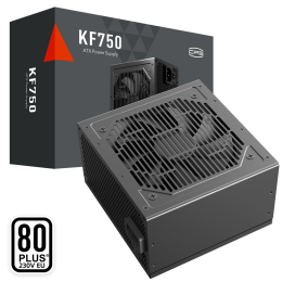 Блок питания PCCooler  750W, KF750, Non Modular, 80 PLUS White, КПД ≥86%, Fan 120mm, Черный, P3-F750-W1H