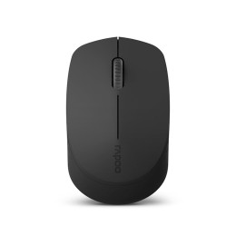 Компьютерная мышь, Rapoo, M100 Silent, Оптическая, 1300dpi, Беспроводной, 2.4 Ггц., Bluetooth 3.0/4.0, Эффективная дистанция 10 м., Батарейки в комплекте, Тёмно-серый