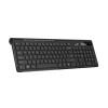 Клавиатура, Genius, Slimstar 7230, Ультратонкая, Беспроводная 2.4ГГц, Кол-во стандартных клавиш 104, Батарейки в комплекте, Размер: 449*161,8*24,9 мм., Анг/Рус, Защита от случайного пролива воды/кофе, Чёрный