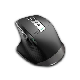 Компьютерная мышь, Rapoo, MT750 Plus, 3200dpi, Bluetooth 3.0/4.0, Multi-mode, Беспроводной 2.4 ГГц, Эффективная дистанция 12 м., Литиевая аккумуляторная батарея 450 мАч, Черный