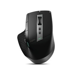 Компьютерная мышь, Rapoo, MT750 Plus, 3200dpi, Bluetooth 3.0/4.0, Multi-mode, Беспроводной 2.4 ГГц, Эффективная дистанция 12 м., Литиевая аккумуляторная батарея 450 мАч, Черный