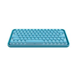 Клавиатура, Rapoo, Ralemo Pre 5, 2.4 Гц, Bluetooth 5.0, 79 клавиш, USB, Перезаряжаемая литиевая батарея, Англ/Рус, Голубой