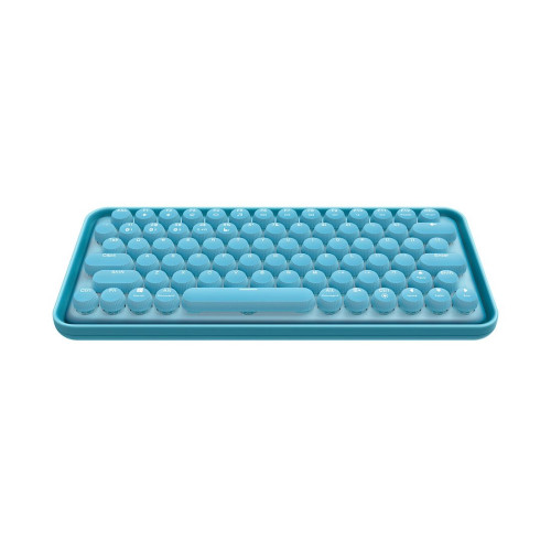 Клавиатура, Rapoo, Ralemo Pre 5, 2.4 Гц, Bluetooth 5.0, 79 клавиш, USB, Перезаряжаемая литиевая батарея, Англ/Рус, Голубой