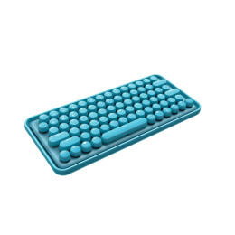 Клавиатура, Rapoo, Ralemo Pre 5, 2.4 Гц, Bluetooth 5.0, 79 клавиш, USB, Перезаряжаемая литиевая батарея, Англ/Рус, Голубой