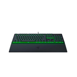 Клавиатура, Razer, Ornata V3 X - Russian Layout, RZ03-04470800-R3R1, Игровая, мембранные переключатели, Программируемые клавиши,Единая зона подсветки Razer Chroma™ RGB, Подставка для запястий, USB, Размер: 463*224*32.5 мм, Рус, Чёрный