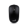 Компьютерная мышь, Genius, DX-110, Оптическая, 1000dpi, USB, Длина кабеля 1,5 метра, Черная