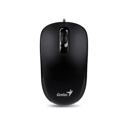 Компьютерная мышь, Genius, DX-110, Оптическая, 1000dpi, USB, Длина кабеля 1,5 метра, Черная