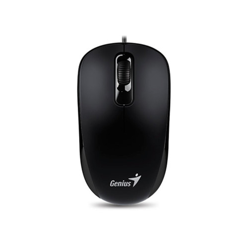 Компьютерная мышь, Genius, DX-110, Оптическая, 1000dpi, USB, Длина кабеля 1,5 метра, Черная