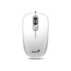 Компьютерная мышь, Genius, DX-110, Оптическая, 1000dpi, USB, Длина кабеля 1,5 метра, Белая