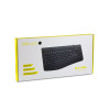 Клавиатура, Delux, DLK-6060UB, USB, Кол-во стандартных клавиш 104, 8 мультимедиа-клавиш, Размер: 446*211*24 мм., Длина кабеля 1,6 метра, Защита от случайного пролива воды/кофе, Чёрный