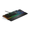 Клавиатура, Steelseries, Apex 3 US, 64795 Игровая, Мембранные клавиши, IP32, USB, Подсветка RGB, Размер: 444.72*151.62*39.69 мм., Анг/Рус, Чёрный