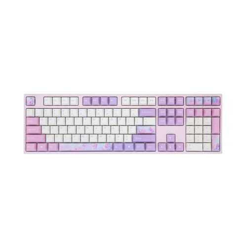 Клавиатура, Varmilo, Dreams on Board VEM108, A36A030B0A3A06A028, Varmilo EC V2 Rose, 108 клавиш, Механическая, Подсветка - Белая, Hot-Swap - Нет, Проводная, Type-C, 503*209*63мм, Англ/Рус, Розовый