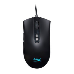 Компьютерная мышь, HyperX, 4P4F8AA, HX-MC004B, Pulsefire Core Gaming, Игровая, Оптическая 3200dpi, 7 кнопок, RGB, Проводная, USB, Чёрная