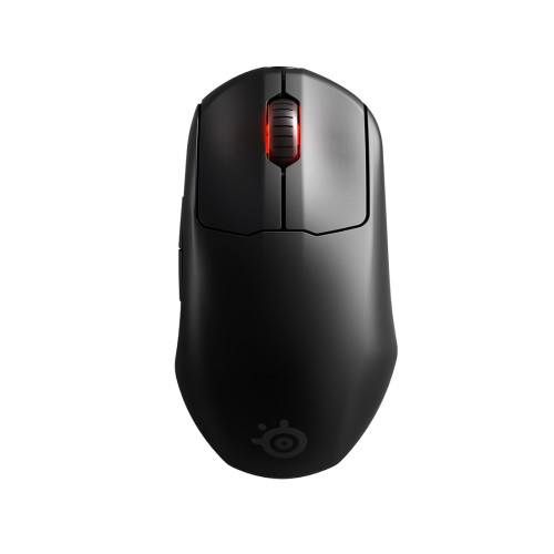 Компьютерная мышь, Steelseries, Prime Wireless, 62593, Игровая, Съемное соединение, Оптическая True Move Air, 18000 CPI, 400 IPS, 40 G, 5 кнопок, RGB, Беспроводная, Чёрная