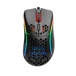 Компьютерная мышь, Glorious, Model D, GD-BLACK, Игровая, Оптическая, Проводная, Pixart PMW-3360 Sensor, 12000 DPI, 250+ IPS, 50G, 1000 Hz, RGB, 6 кнопок, Длина провода 2м, Матовый черный