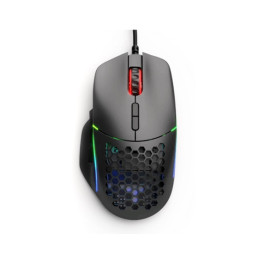 Компьютерная мышь, Glorious, Model I, GLO-MS-I-MB, Игровая, Оптическая, Проводная, Glorious BAMF Sensor, 19000 DPI, 400 IPS, 50G, 1000 Hz, RGB, 9 кнопок, Длина провода 2м, Черный
