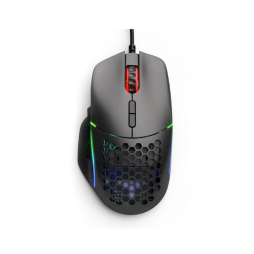 Компьютерная мышь, Glorious, Model I, GLO-MS-I-MB, Игровая, Оптическая, Проводная, Glorious BAMF Sensor, 19000 DPI, 400 IPS, 50G, 1000 Hz, RGB, 9 кнопок, Длина провода 2м, Черный