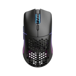 Компьютерная мышь, Glorious, Model O- Wireless, GLO-MS-OMW-MB, Игровая, Оптическая, Беспроводная, Glorious BAMF Sensor, 19000 DPI, 400 IPS, 50G, 1000 Hz, RGB, 6 кнопок, Длина провода 2м, Матовый черный
