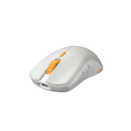 Компьютерная мышь, Glorious, Series One PRO, GLO-MS-P1W-GE-FORGE, Игровая, Оптическая, Беспроводная, Glorious BAMF Sensor, 19000 DPI, 400 IPS, 50G, 1000 Hz, 6 кнопок, Длина провода 2м, Серый/желтый