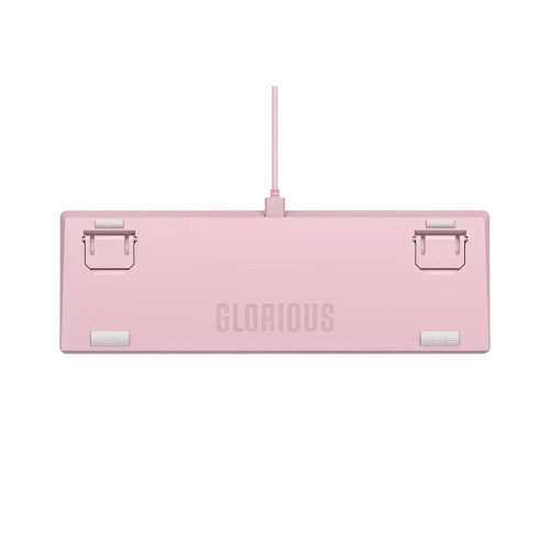 Клавиатура, Glorious, GMMK2 Compact, GLO-GMMK2-65-FOX-P, Игровая, Механические переключатели, Glorious Fox Linear Switches, RGB подсветка, Розовый