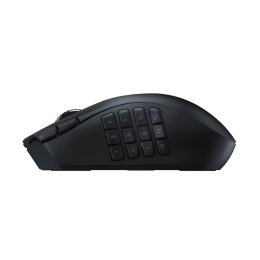 Компьютерная мышь, Razer, Naga V2 HyperSpeed, RZ01-03600100-R3G1, Игровая для MOBA и MMO игр, Оптическая 16000dpi (сенсор 5G), 3 сменные боковые панели с конфигурациями на 2, 6 и 12 кнопок(19 + 1) программируемые кнопки (с 12-кнопочной панелью), Подсветка