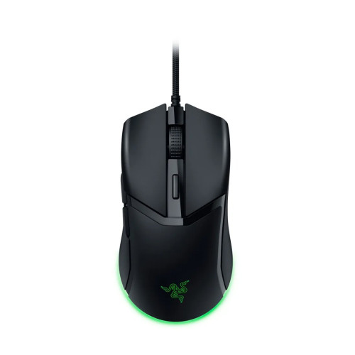 Компьютерная мышь, Razer, Cobra, RZ01-04650100-R3M1, Игровая, Оптический сенсор c разрешением 8500 DPI, RGB-подсветка: Razer Chroma RGB, Проводная — кабель Razer Speedflex, Ресурс переключателей: 90 миллионов щелчков, 58 г, Чёрная