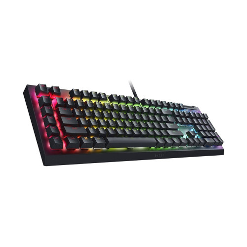 Клавиатура, Razer, BlackWidow V4 X, RZ03-04702500-R3R1, Игровая, Механические переключатели Razer Yellow Mechanical Switch, Подсветка: Razer Chroma™ RGB, 6специализированных клавиш макросов, Звукопоглощающая пена в нижней панели и между печатной платой и