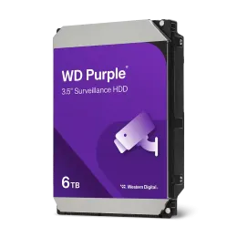 Жесткий диск для видеонаблюдения HDD  6Tb Western Digital Purple SATA 6Gb/s 256Mb 3,5