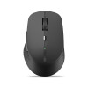 Компьютерная мышь, Rapoo, M300 Silent, 1600dpi, 2.4G, Bluetooth 3.0/4.0, Multi-mode, Беспроводной 2.4 ГГц, Эффективная дистанция 10 м., Батарейки в комплекте, До 12 месяцев на одном заряде батареек, Темно-серый